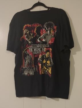 Universal Black Halloween Horror Nights 2021 Graphic Tee